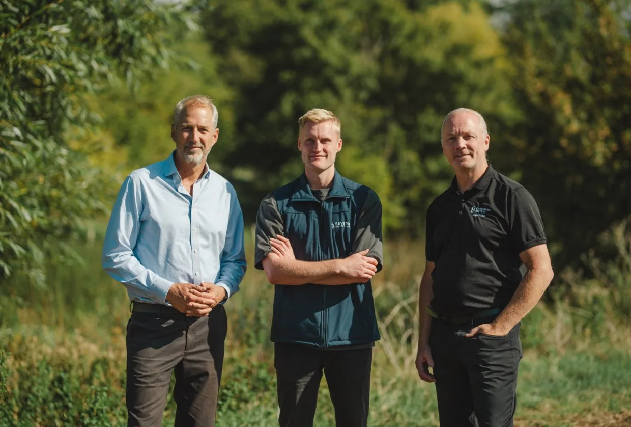 A photograph issued by Carlsberg Group with its announcement of the river partnership
