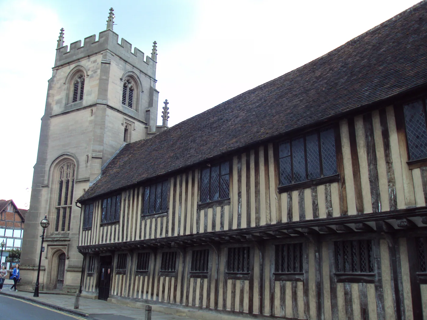 The Guild Chapel and King Edward VI School on Church Street. KES takes a two-week October half term this year.
